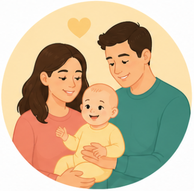 Parents raising young children