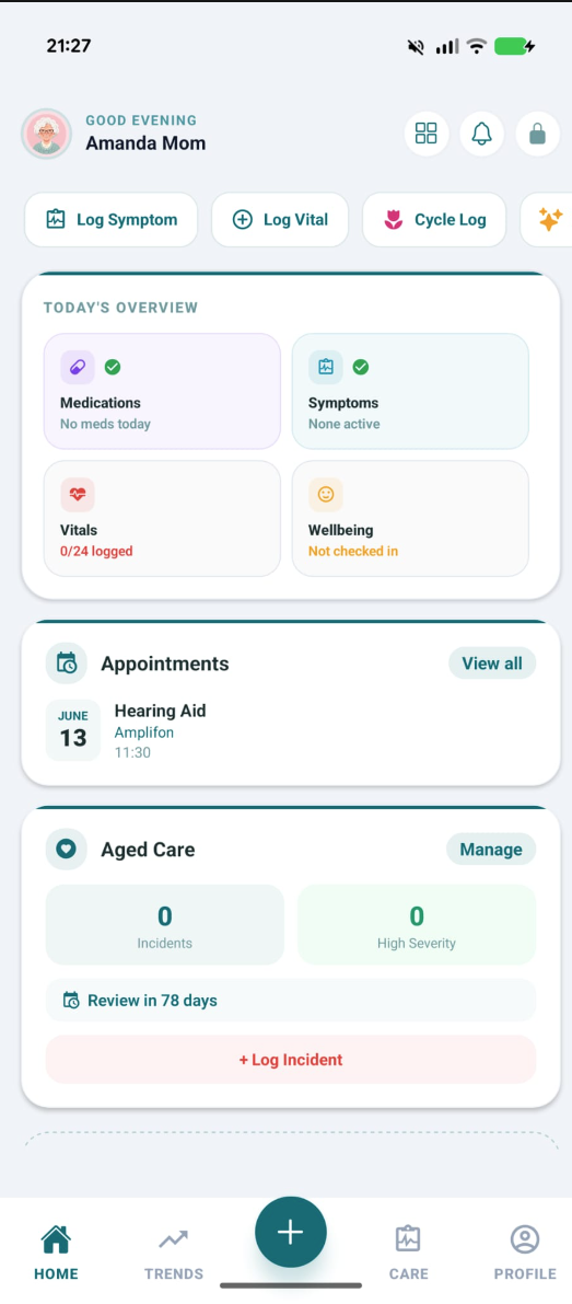 Elderly care
